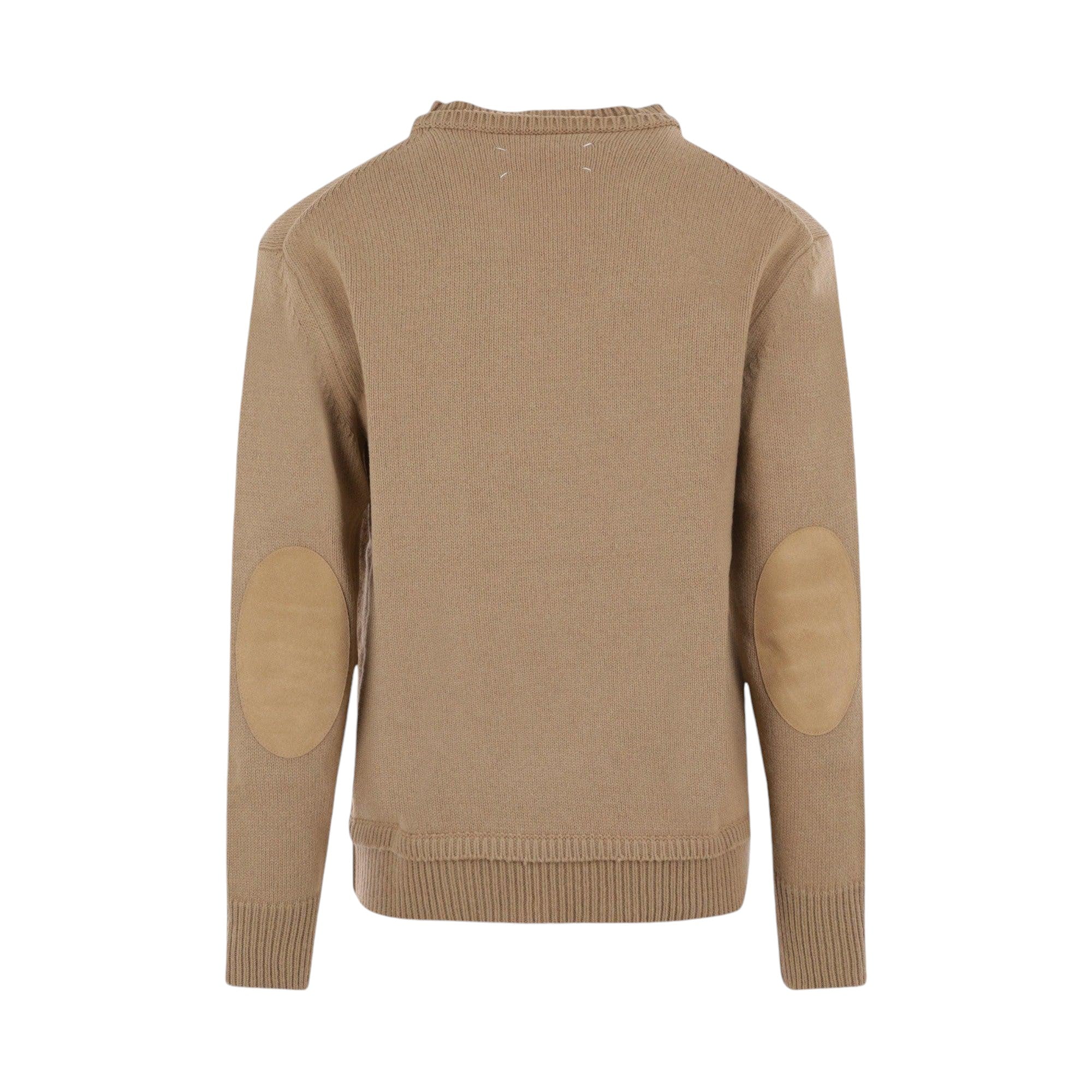 Wool, Cotton and Linen Sweater-MAISON MARGIELA-JOHN JULIA