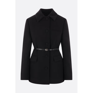 Wool Crepe Jacket-GUCCI-JOHN JULIA