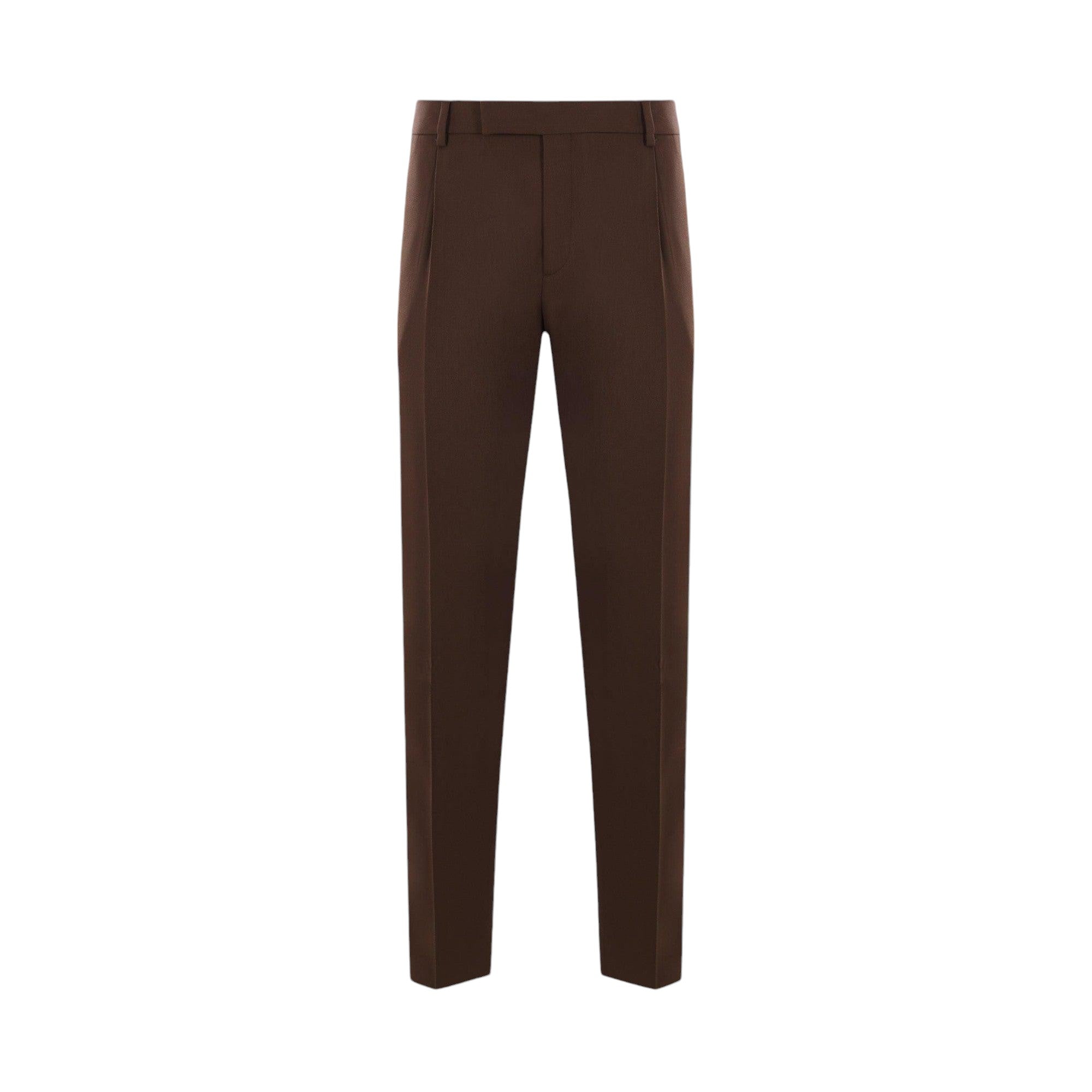 Wool Darted Trousers-LARDINI-JOHN JULIA