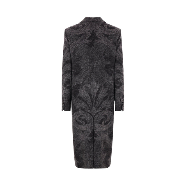 Wool Double-Breasted Coat-ETRO-JOHN JULIA