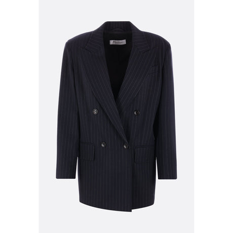 Wool Double-breasted Jacket-MAX MARA-JOHN JULIA