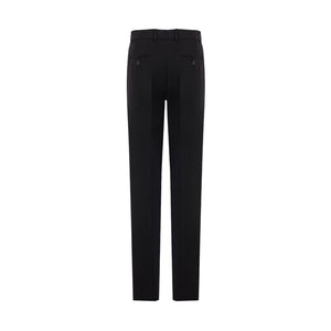 Wool Flared Fitted Pants-DOLCE & GABBANA-JOHN JULIA