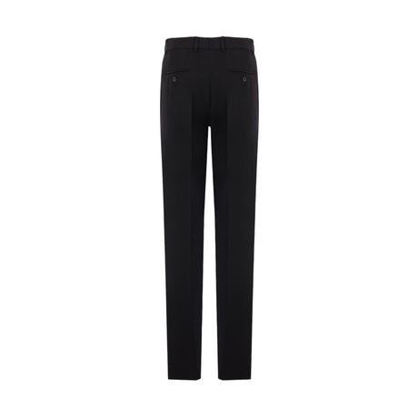 Wool Flared Fitted Pants-DOLCE & GABBANA-JOHN JULIA