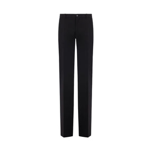 Wool Flared Fitted Pants-DOLCE & GABBANA-JOHN JULIA