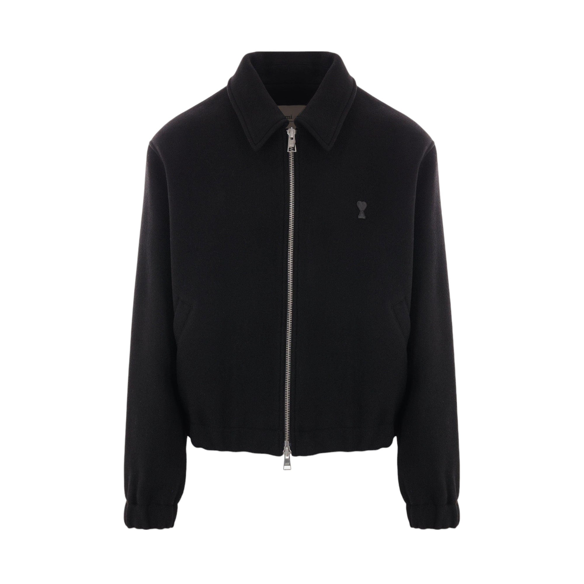 Wool Full-zip Jacket-AMI PARIS-JOHN JULIA