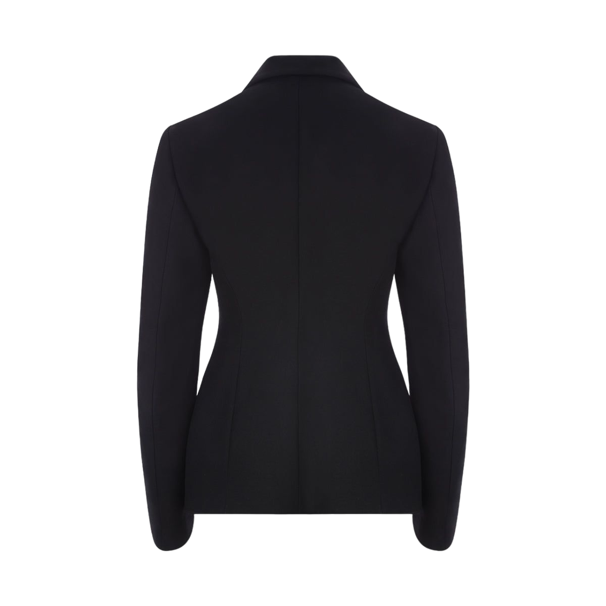 Wool Gabardine Double-breasted Jacket-ALAÏA-JOHN JULIA