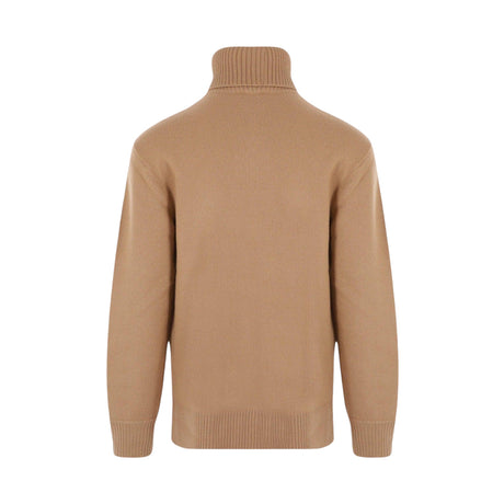 Wool Logo Intarsia Sweater-A.P.C.-JOHN JULIA