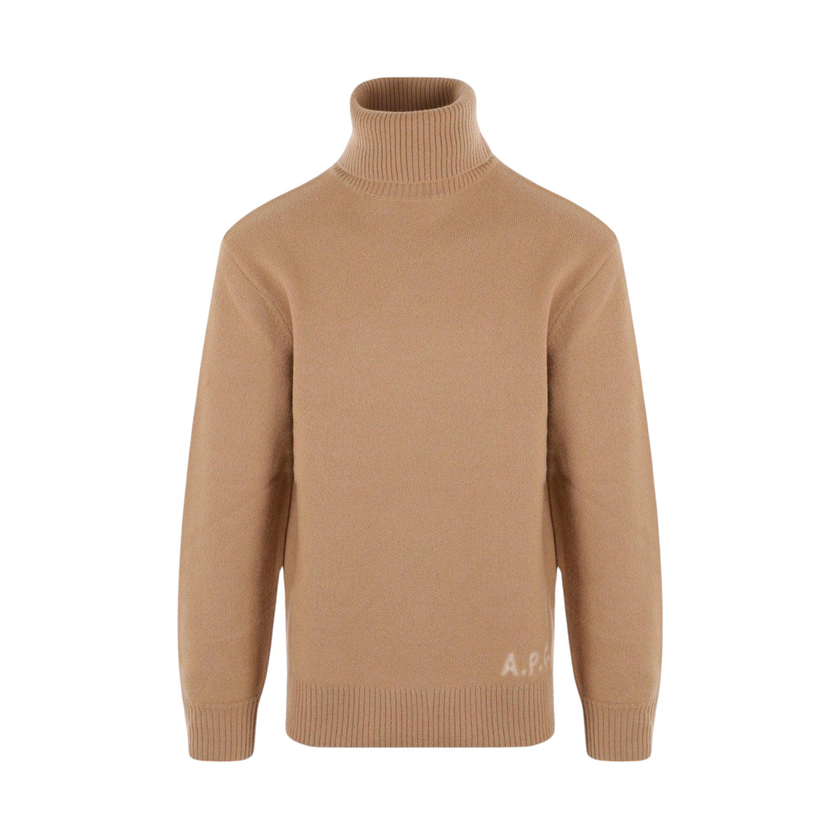 Wool Logo Intarsia Sweater-A.P.C.-JOHN JULIA