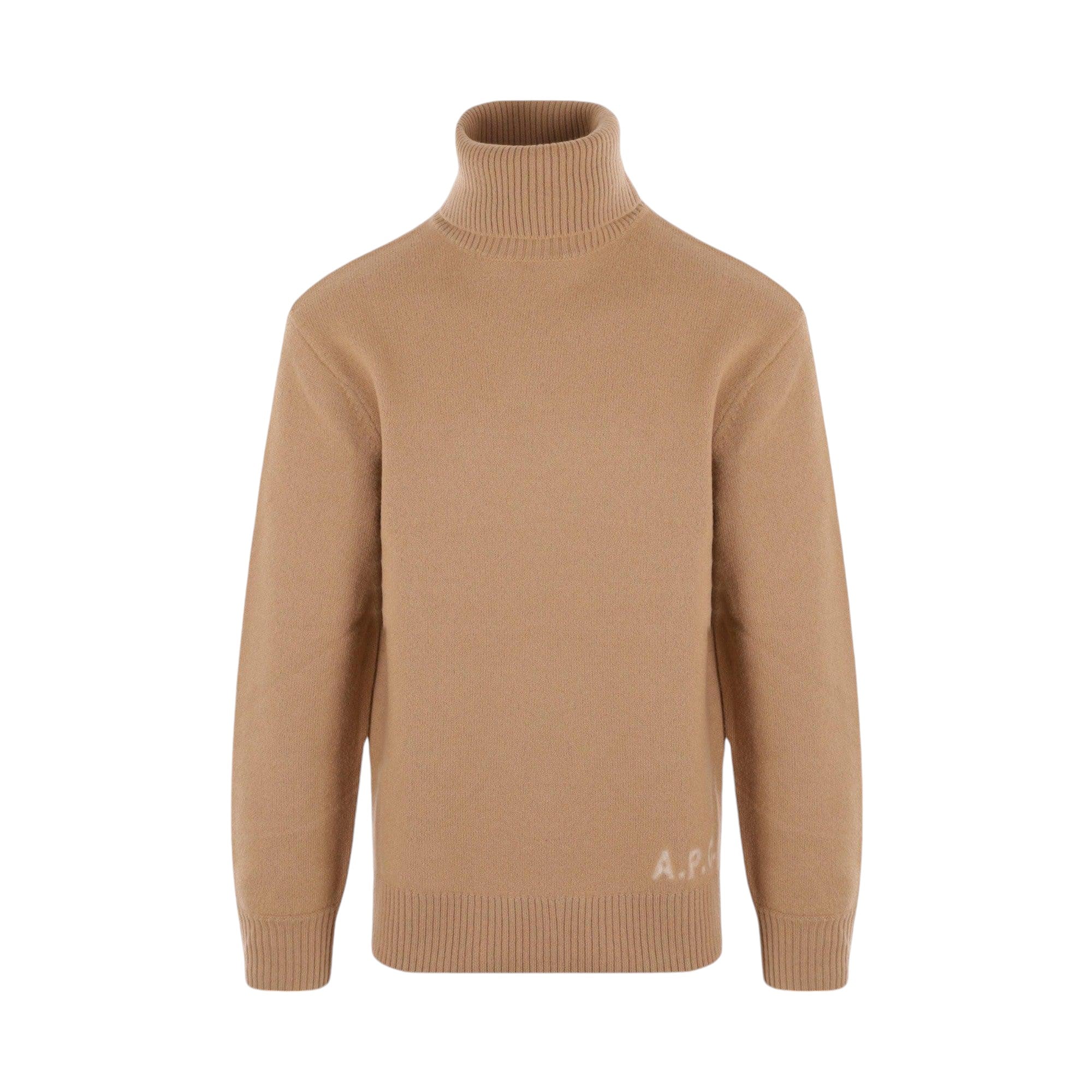 Wool Logo Intarsia Sweater-A.P.C.-JOHN JULIA