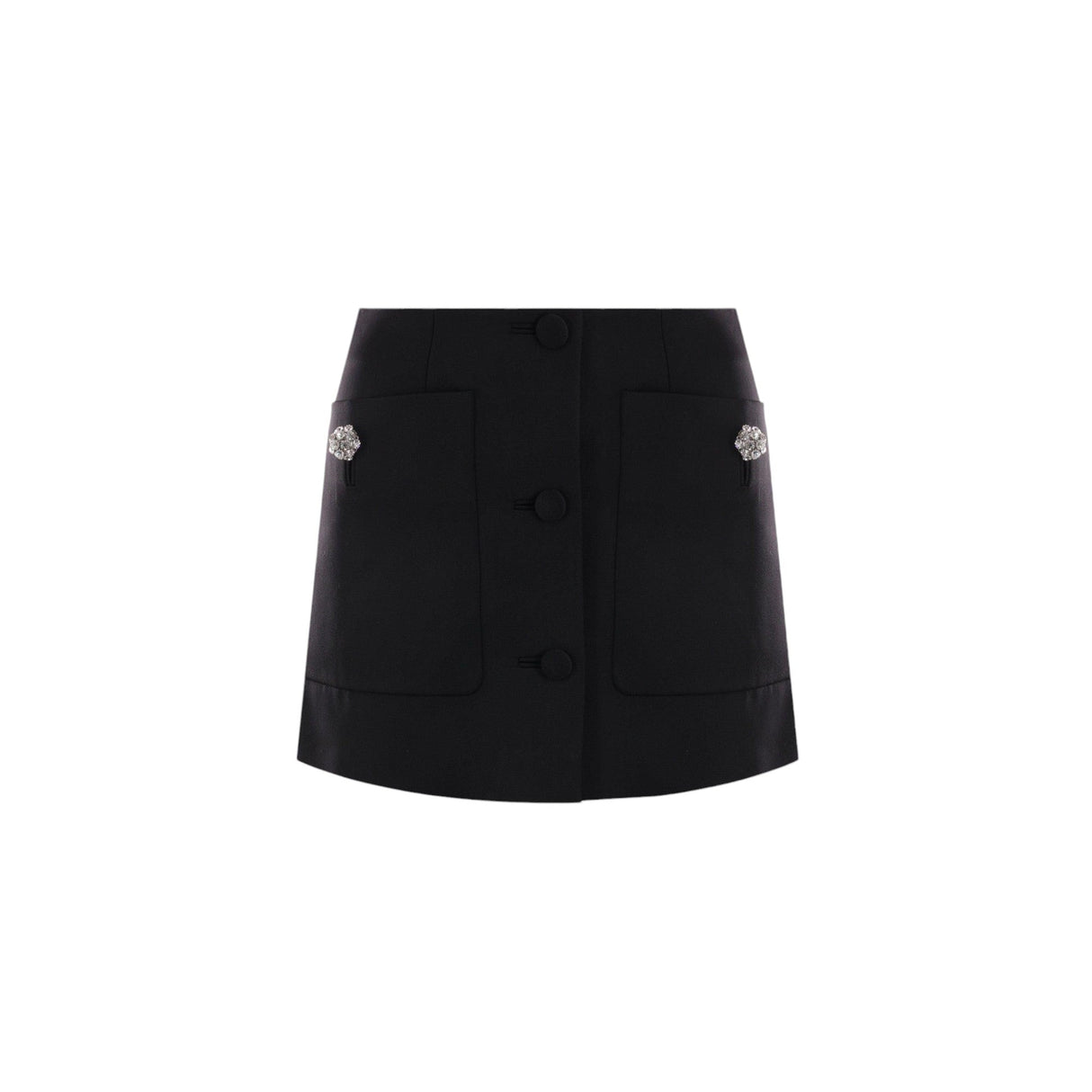 Wool Miniskirt-PRADA-JOHN JULIA