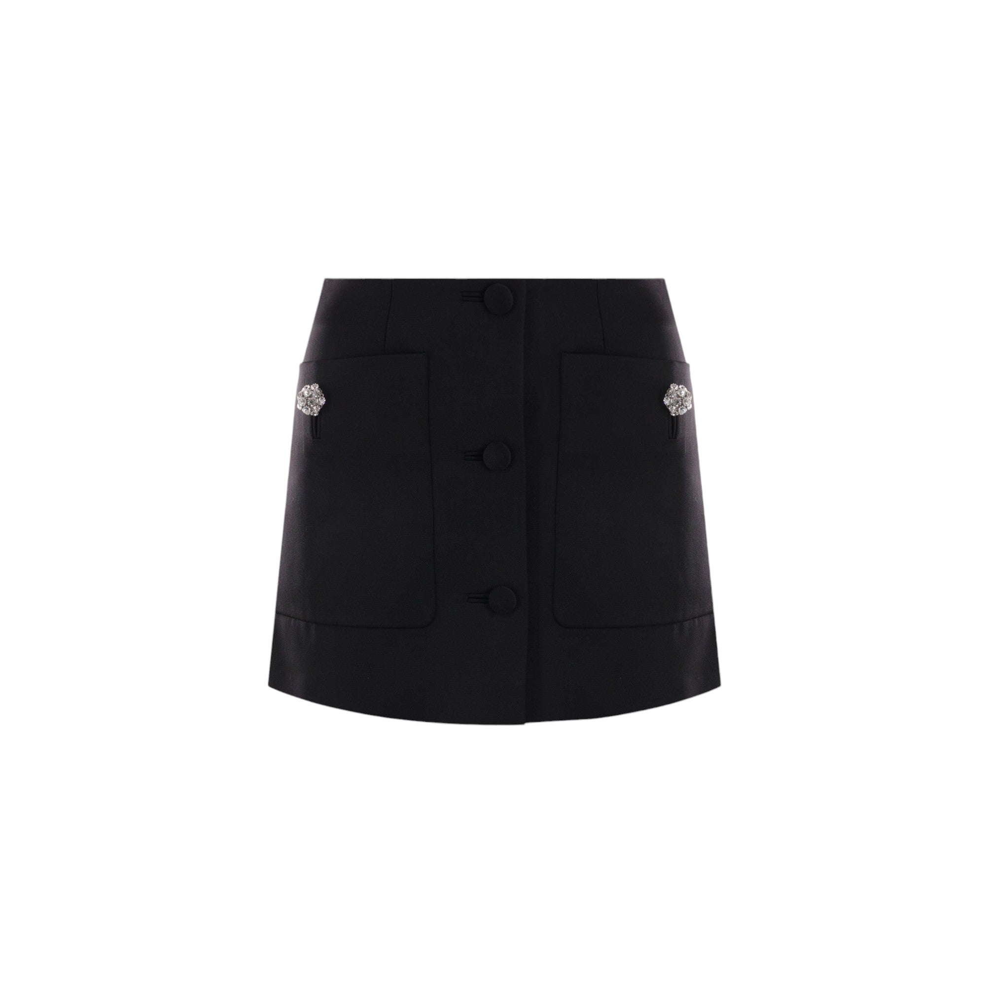 Wool Miniskirt-PRADA-JOHN JULIA