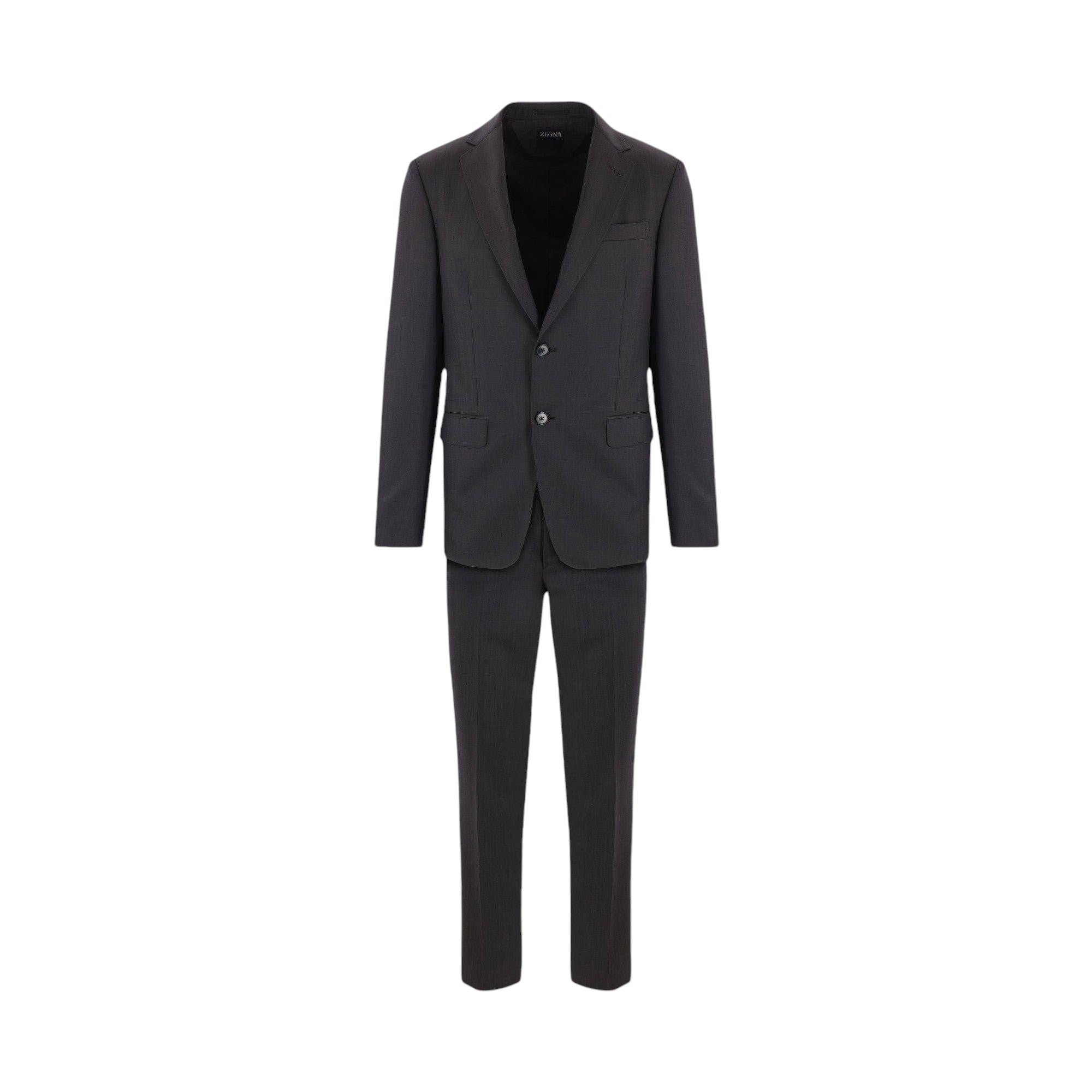 Wool Mohair Two-piece Suit-ZEGNA-JOHN JULIA