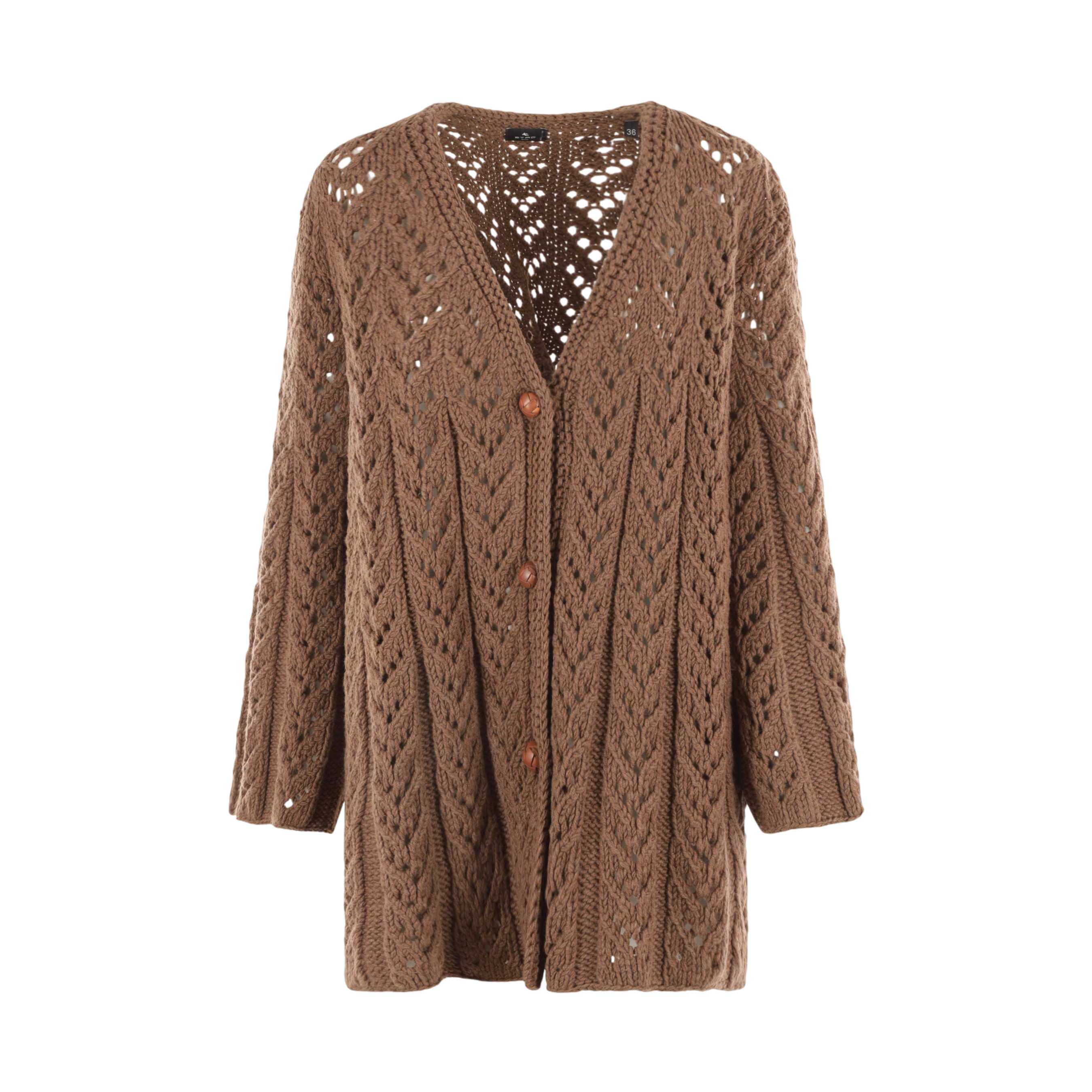 Wool Oversized Cardigan-ETRO-JOHN JULIA