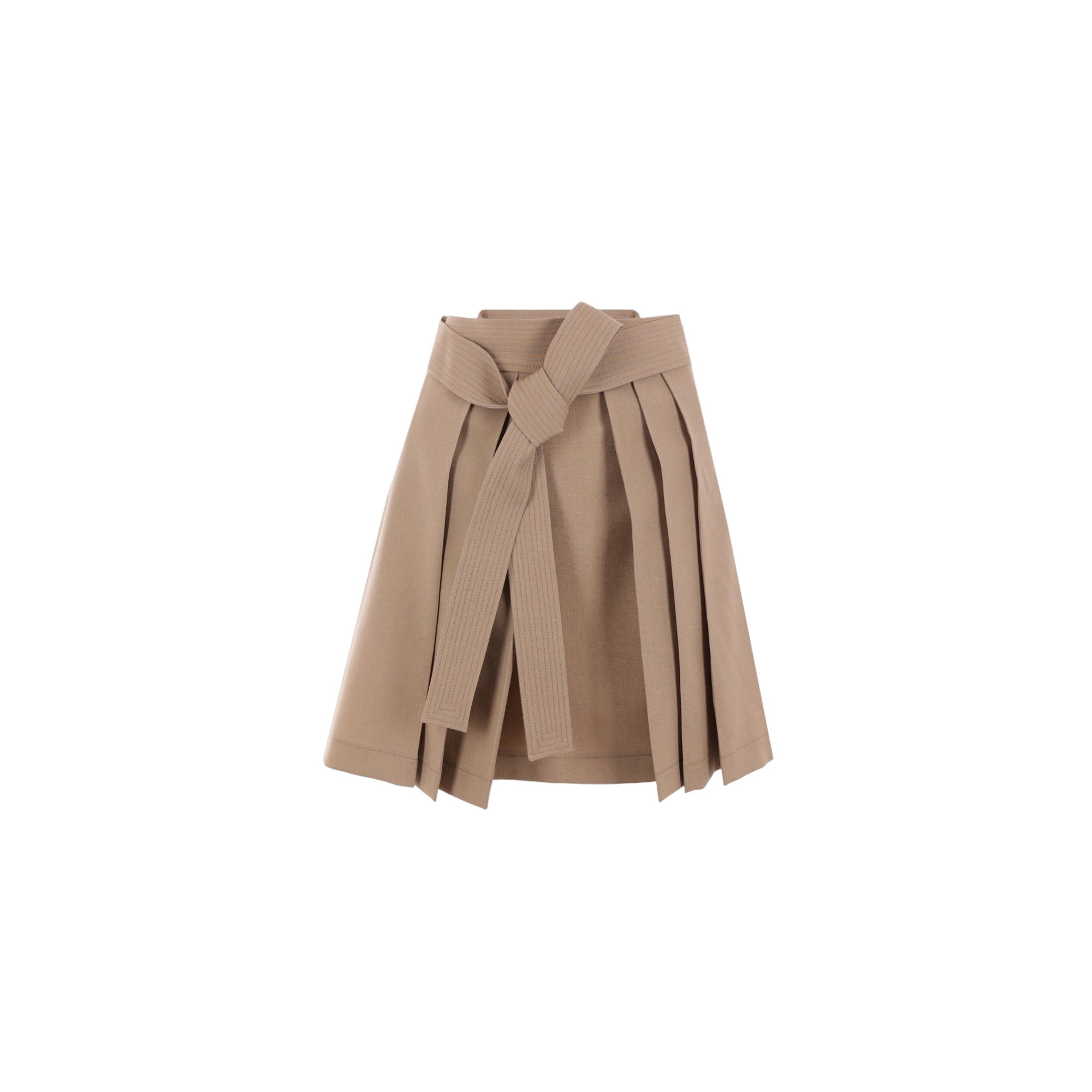 Wool Pleated Miniskirt-KENZO-JOHN JULIA