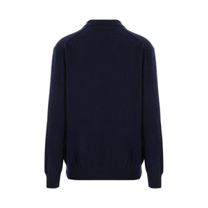 Wool Polo Sweater-COMME DES GARÇONS SHIRT-JOHN JULIA