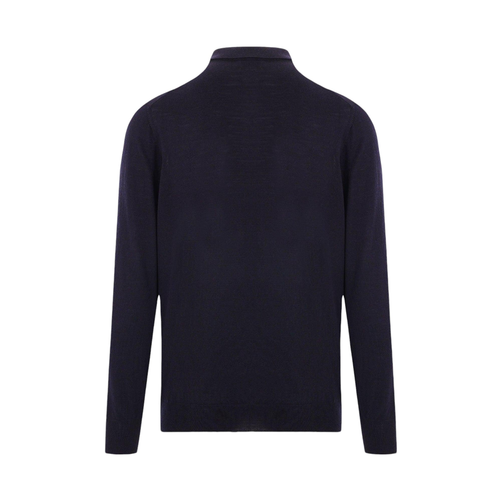 Wool Polo Sweater-LARDINI-JOHN JULIA