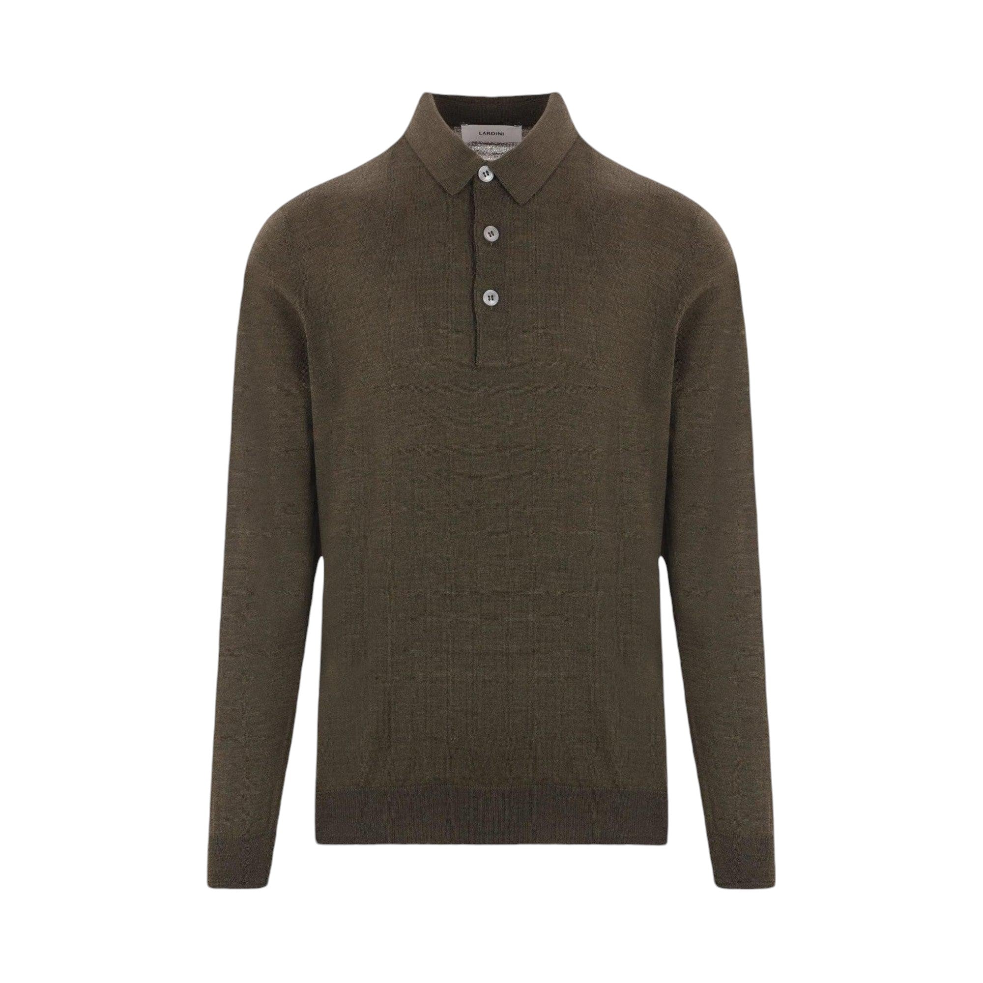 Wool Polo Sweater-LARDINI-JOHN JULIA