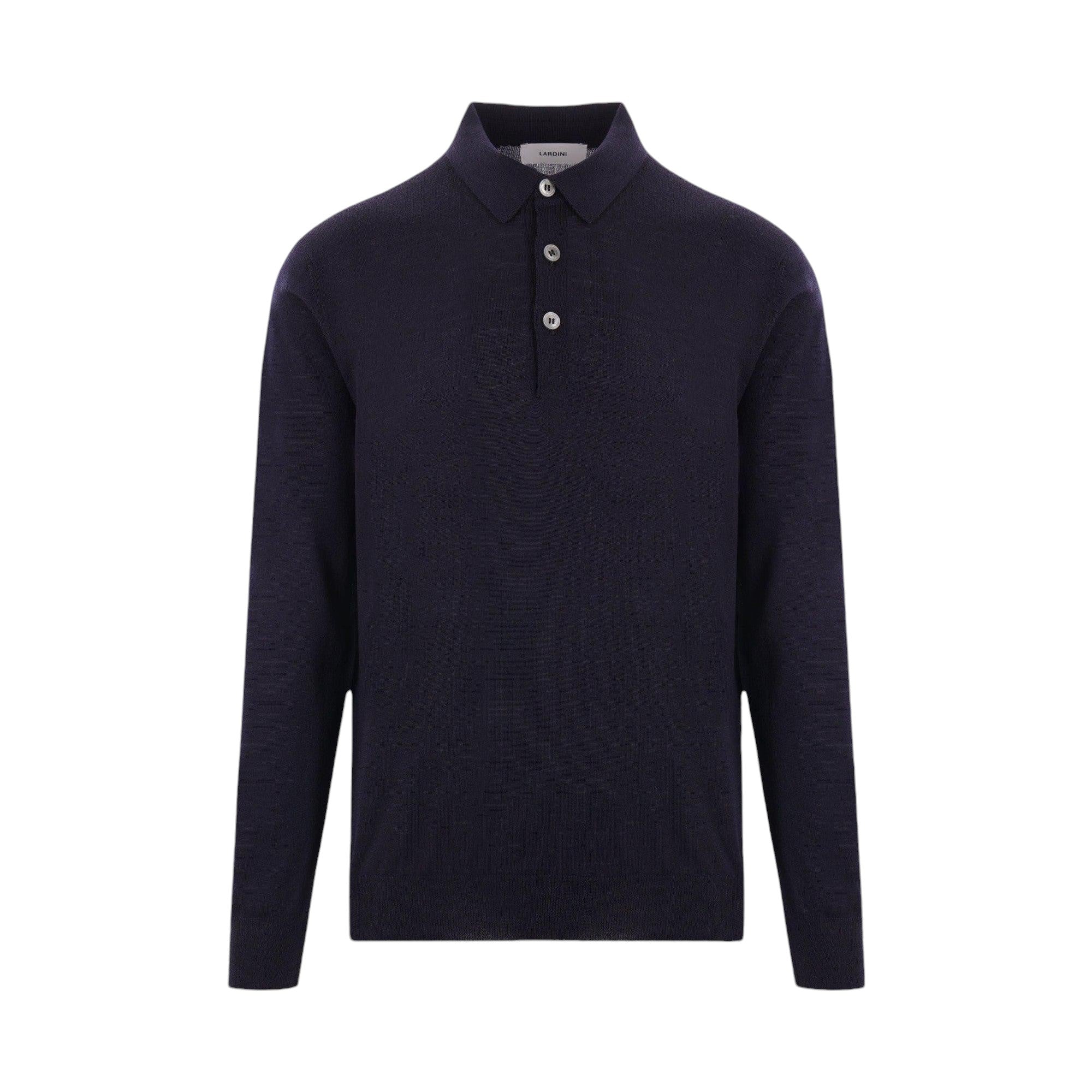 Wool Polo Sweater-LARDINI-JOHN JULIA