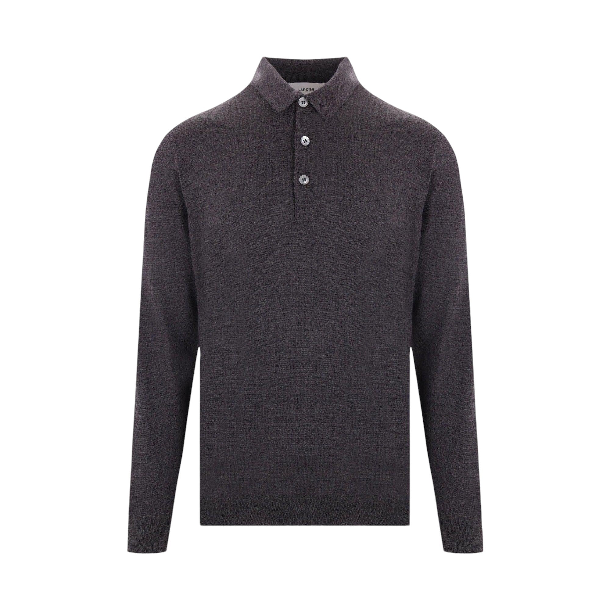 Wool Polo Sweater-LARDINI-JOHN JULIA