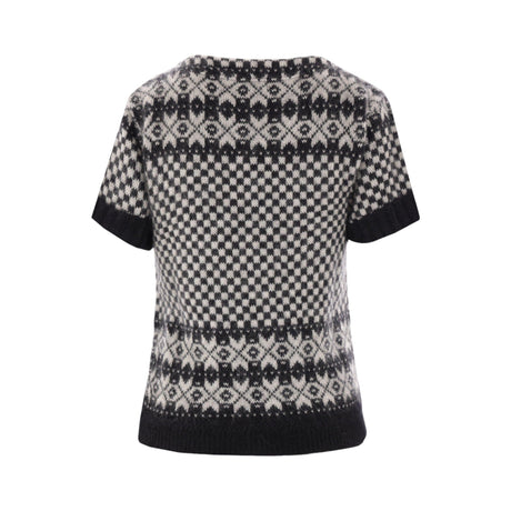 Wool Silk Geometric Sweater-BALLY-JOHN JULIA