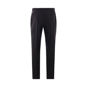 Wool Silk Pants-SAINT LAURENT-JOHN JULIA