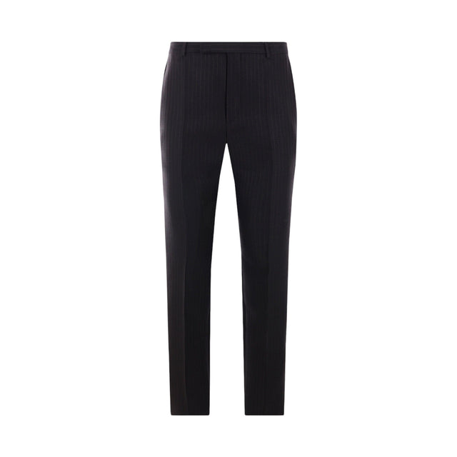 Wool Silk Pants-SAINT LAURENT-JOHN JULIA