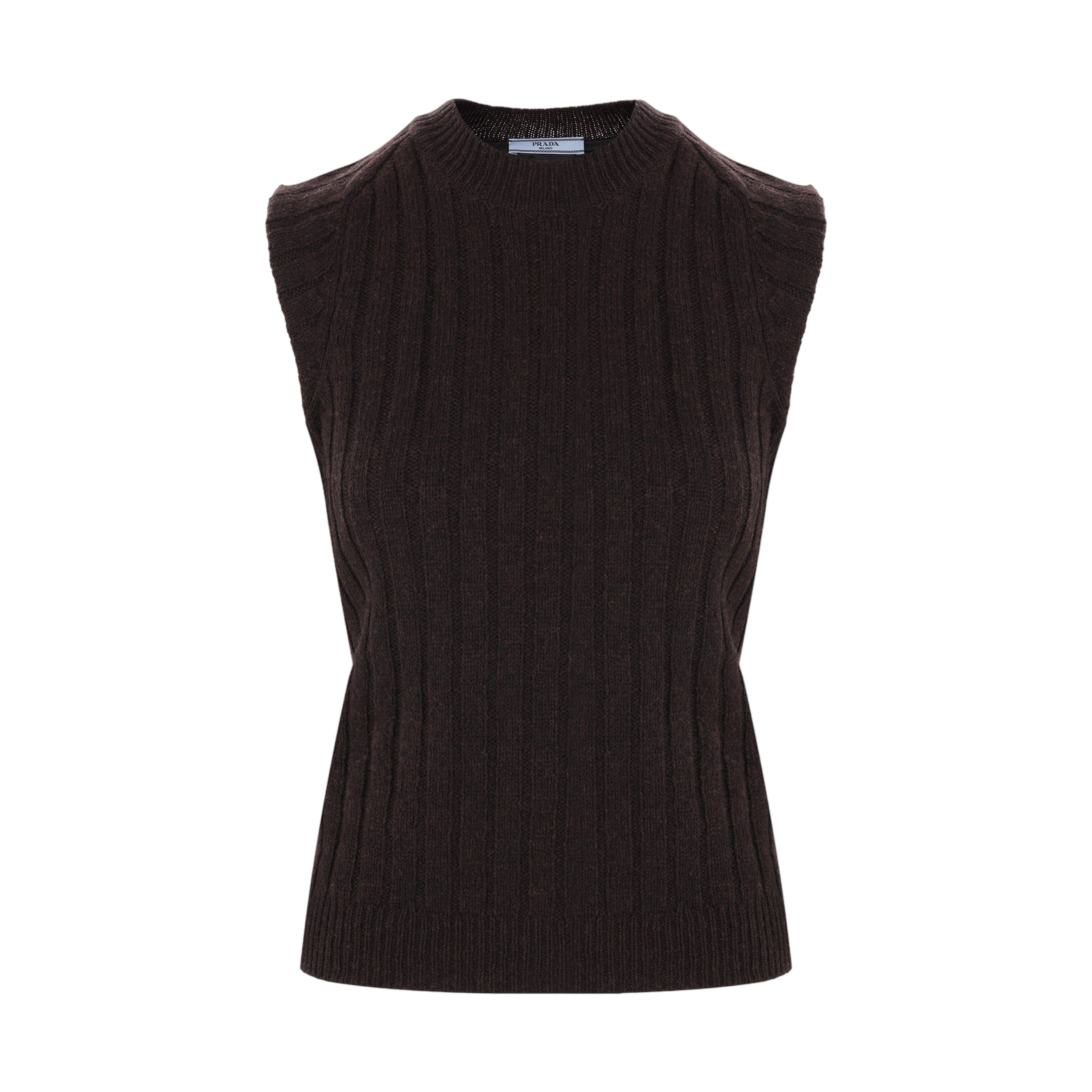 Wool Sleeveless Sweater-PRADA-JOHN JULIA