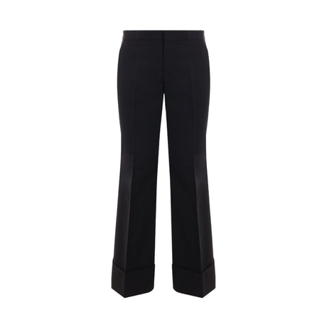 Wool Twill Cropped Pants-GUCCI-JOHN JULIA