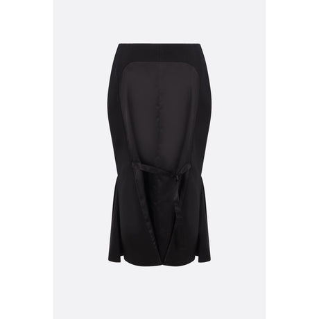 Wool Twill Mermaid Skirt-PRADA-JOHN JULIA