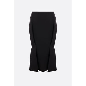 Wool Twill Mermaid Skirt-PRADA-JOHN JULIA