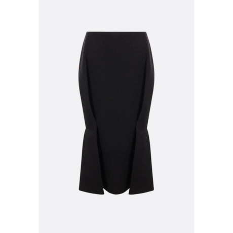 Wool Twill Mermaid Skirt-PRADA-JOHN JULIA