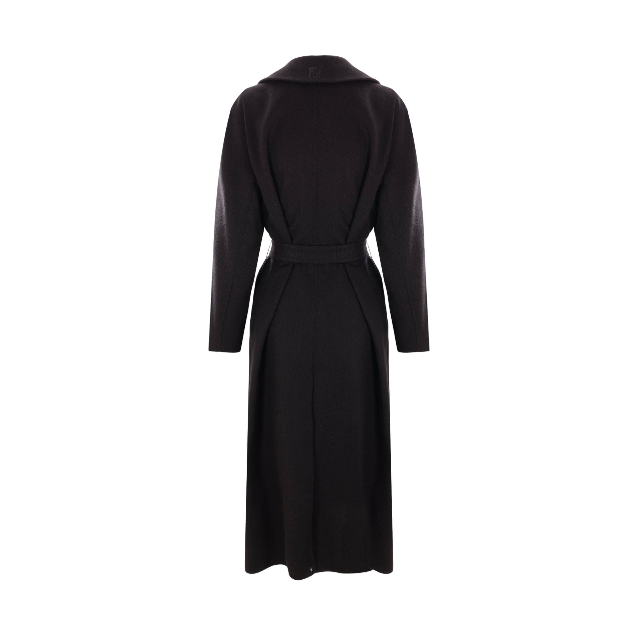 Wool Wrap Coat-FENDI-JOHN JULIA