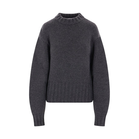 Wool and Cashmere Crewneck Sweater-ALEXANDER MCQUEEN-JOHN JULIA