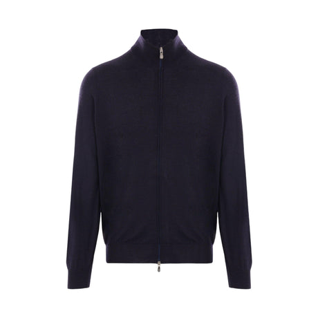 Wool and Cashmere Full-zip Cardigan-BRUNELLO CUCINELLI-JOHN JULIA