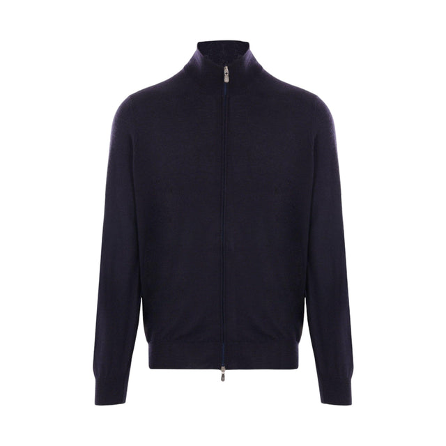 Wool and Cashmere Full-zip Cardigan-BRUNELLO CUCINELLI-JOHN JULIA