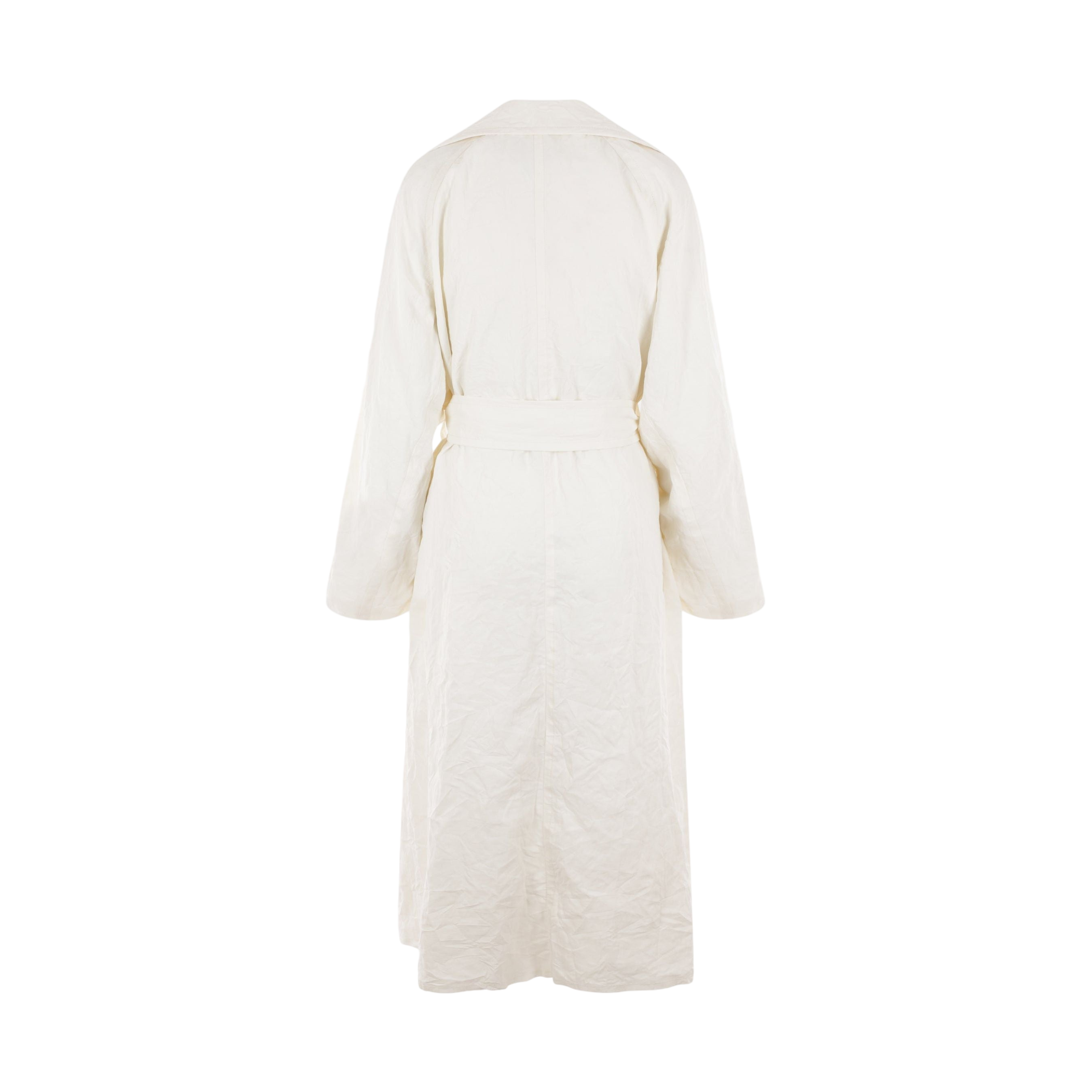 Wrinkled Linen Overcoat-QUIRA-JOHN JULIA