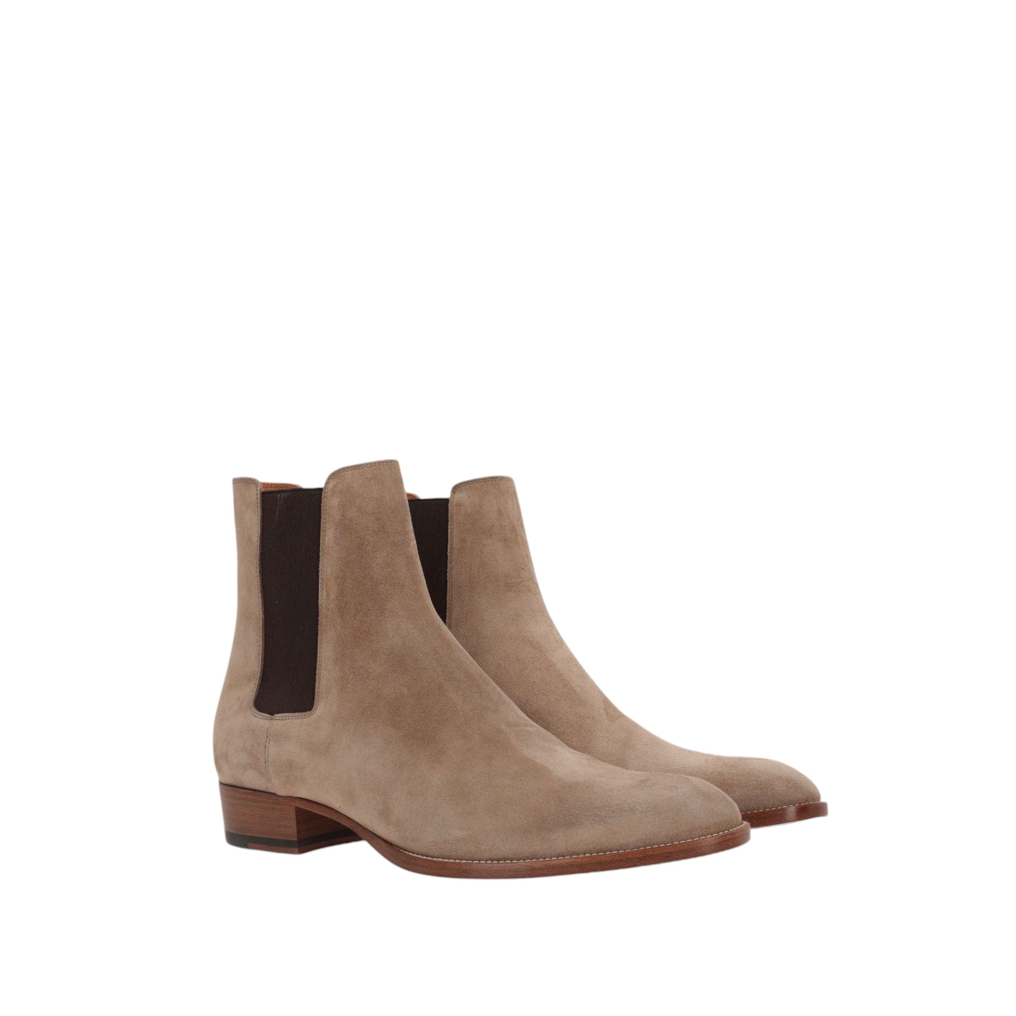 Wyatt Suede Chelsea Boots-SAINT LAURENT-JOHN JULIA