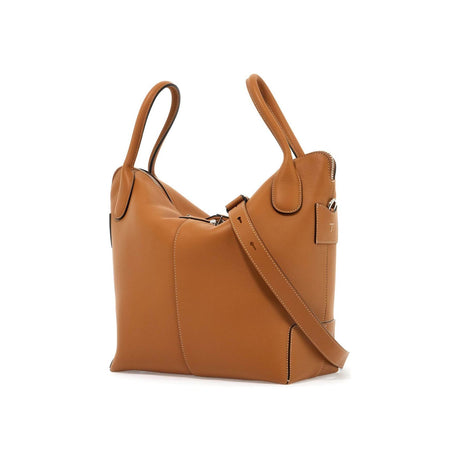 Leather Medium-sized Swing Bag For Women