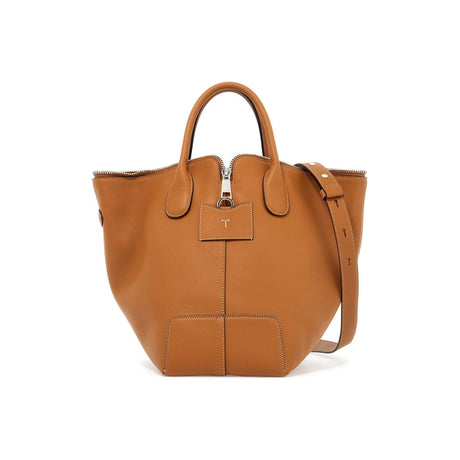 Leather Medium-sized Swing Bag For Women