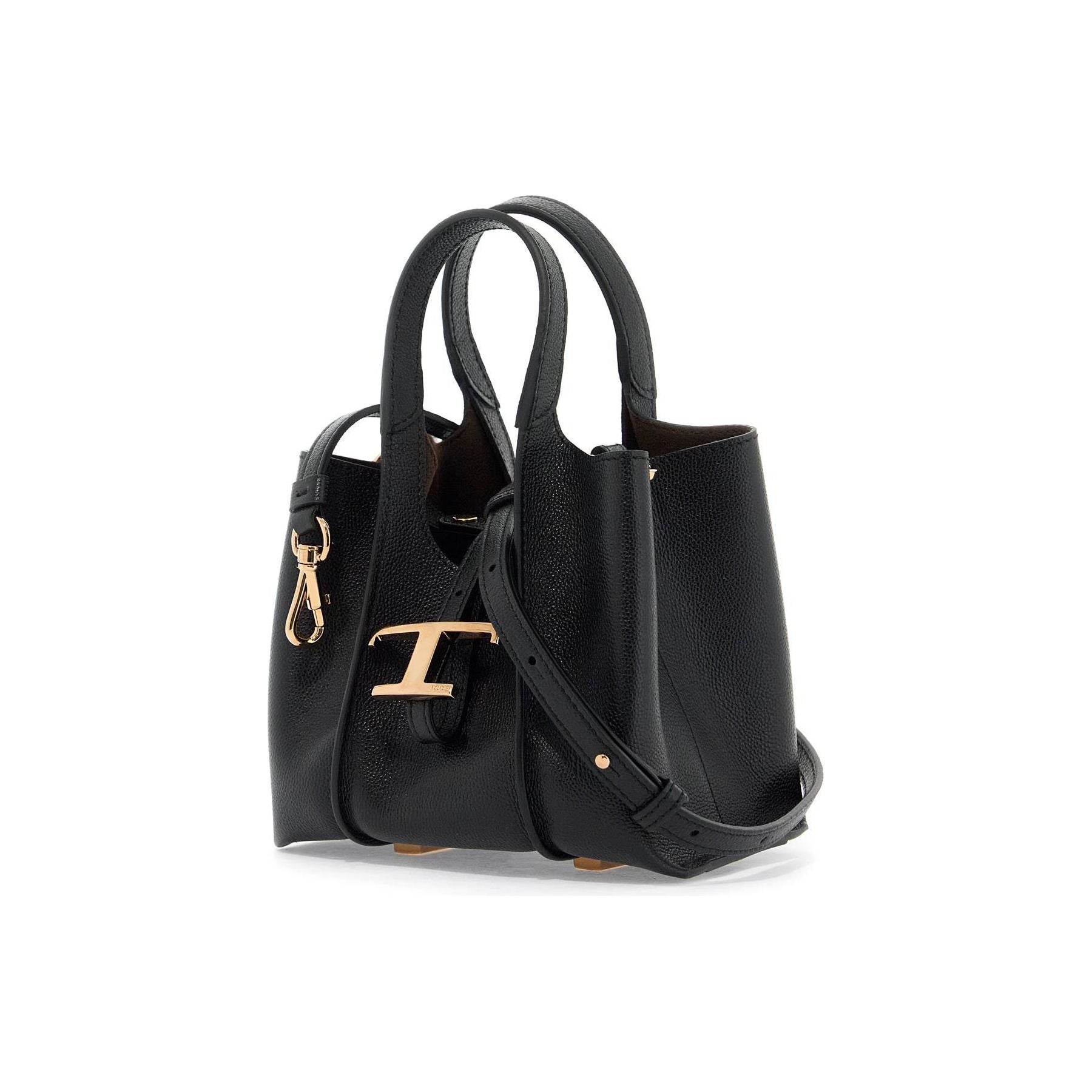 T Timeless Grained Leather Mini Bag