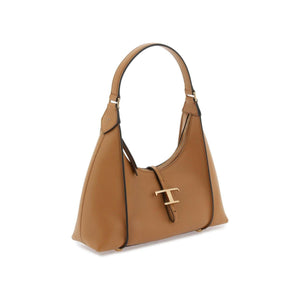 T Timeless Small Leather Shoulder Bag.