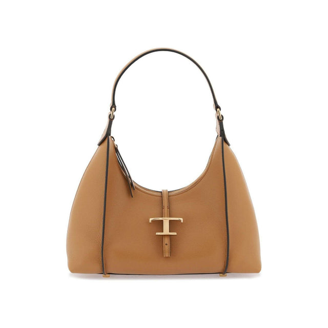 T Timeless Small Leather Shoulder Bag.