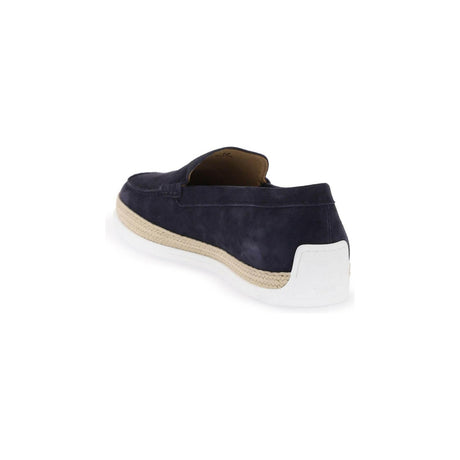 Suede and Raffia Slip-Ons TOD'S JOHN JULIA.