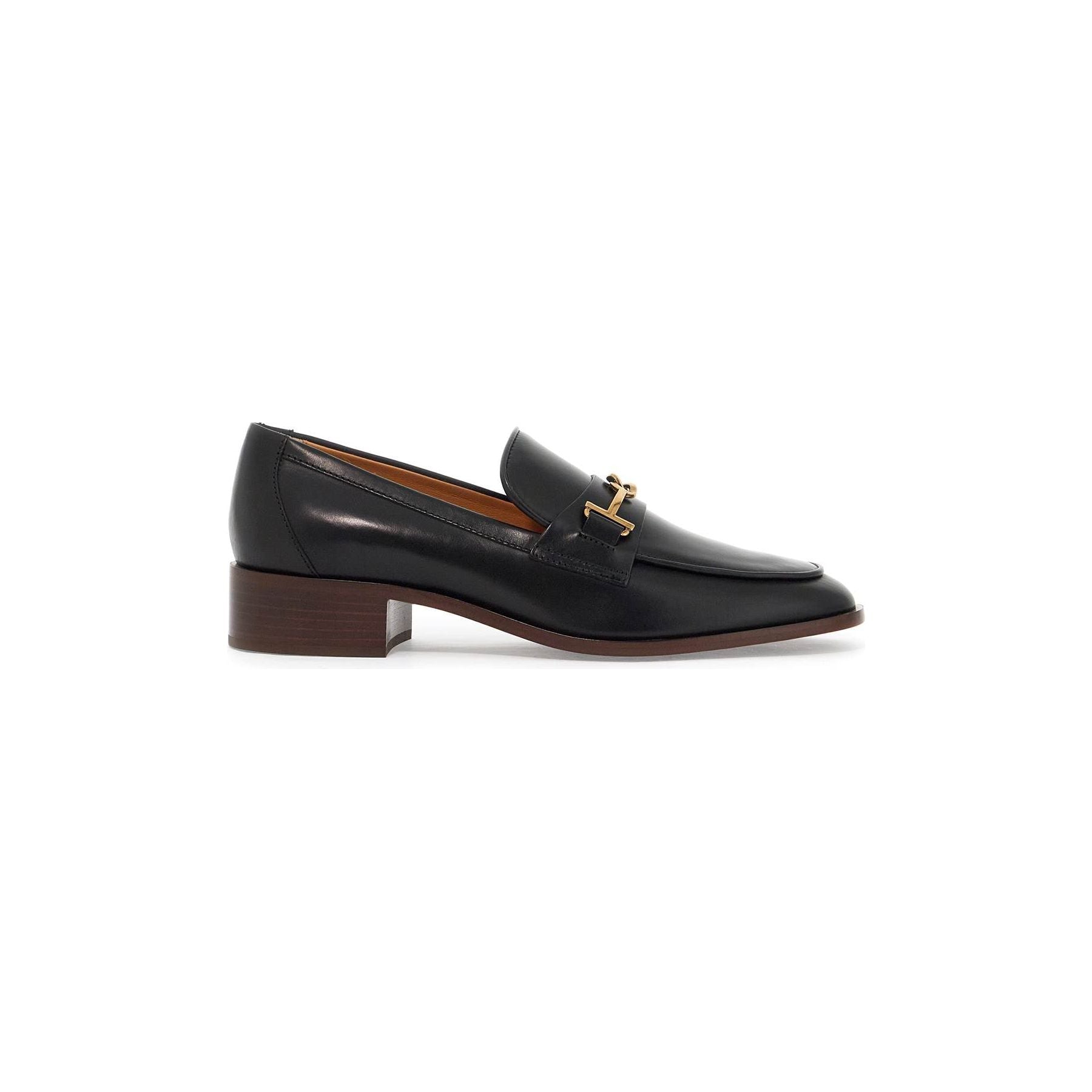 TOD'S-Brushed Leather Loafers -JOHN JULIA.