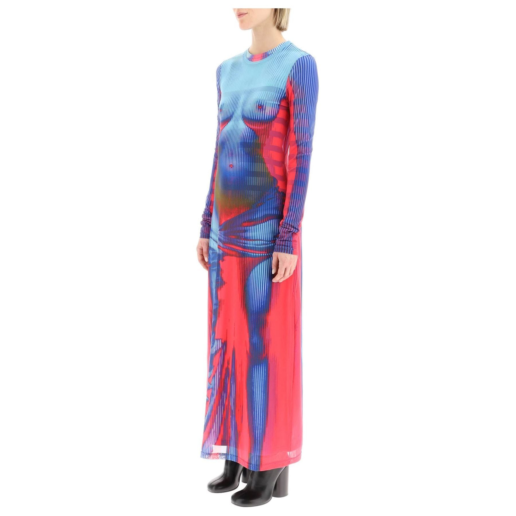 x Jean Paul Gaultier Body Morph Maxi Dress