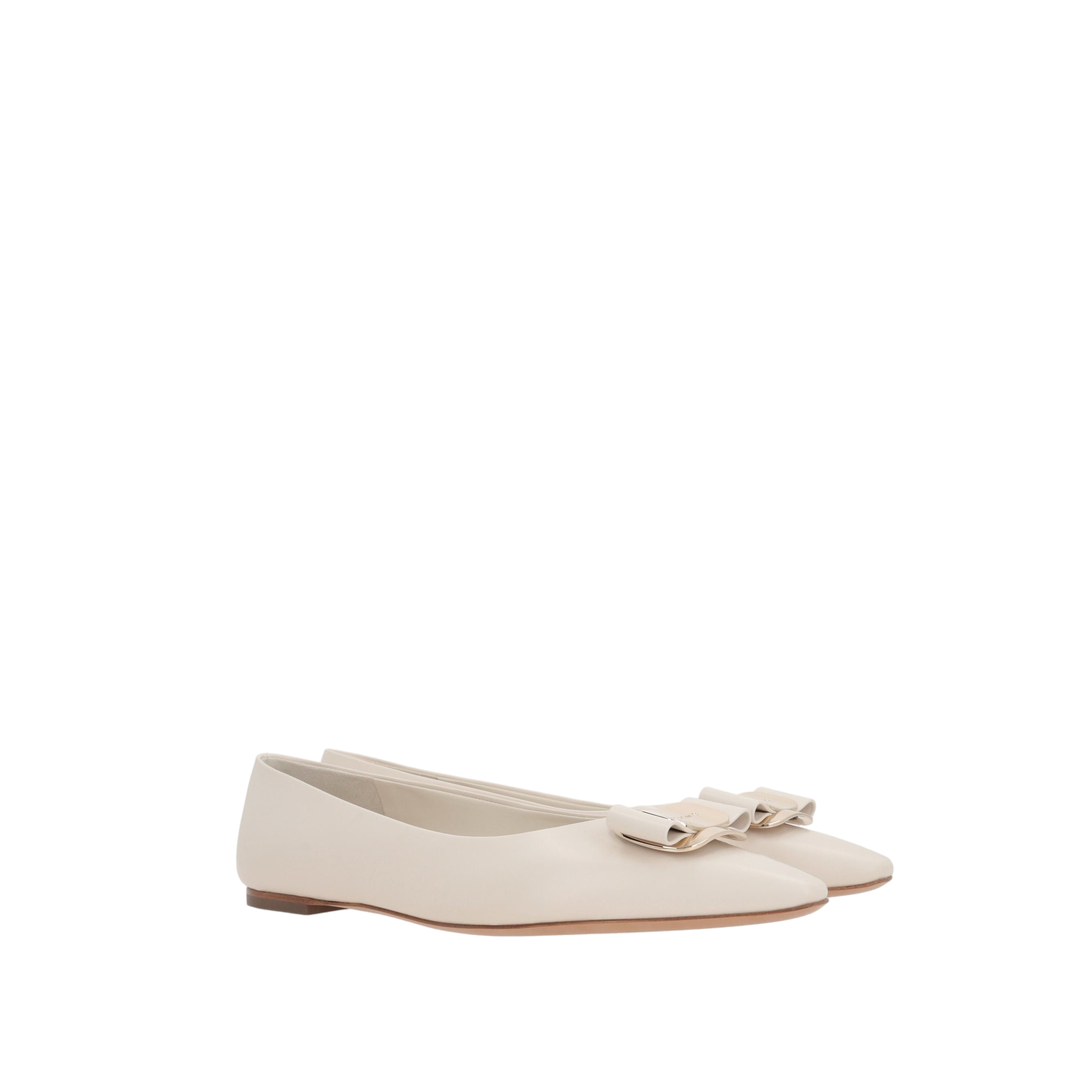 Zea Nappa Ballerinas-FERRAGAMO-JOHN JULIA