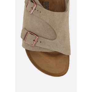 Zürich Suede Flat Sandals (Narrow Fit)-BIRKENSTOCK-JOHN JULIA