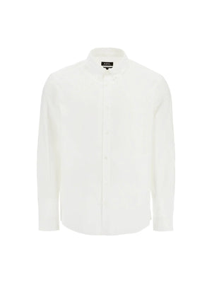 Cotton Poplin Edouard Button-Down Shirt - Men > Clothing > Shirts