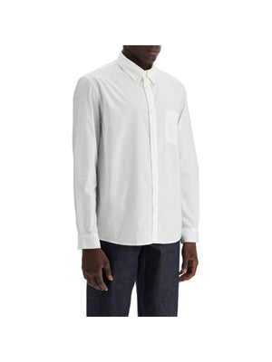 Cotton Poplin Edouard Button-Down Shirt