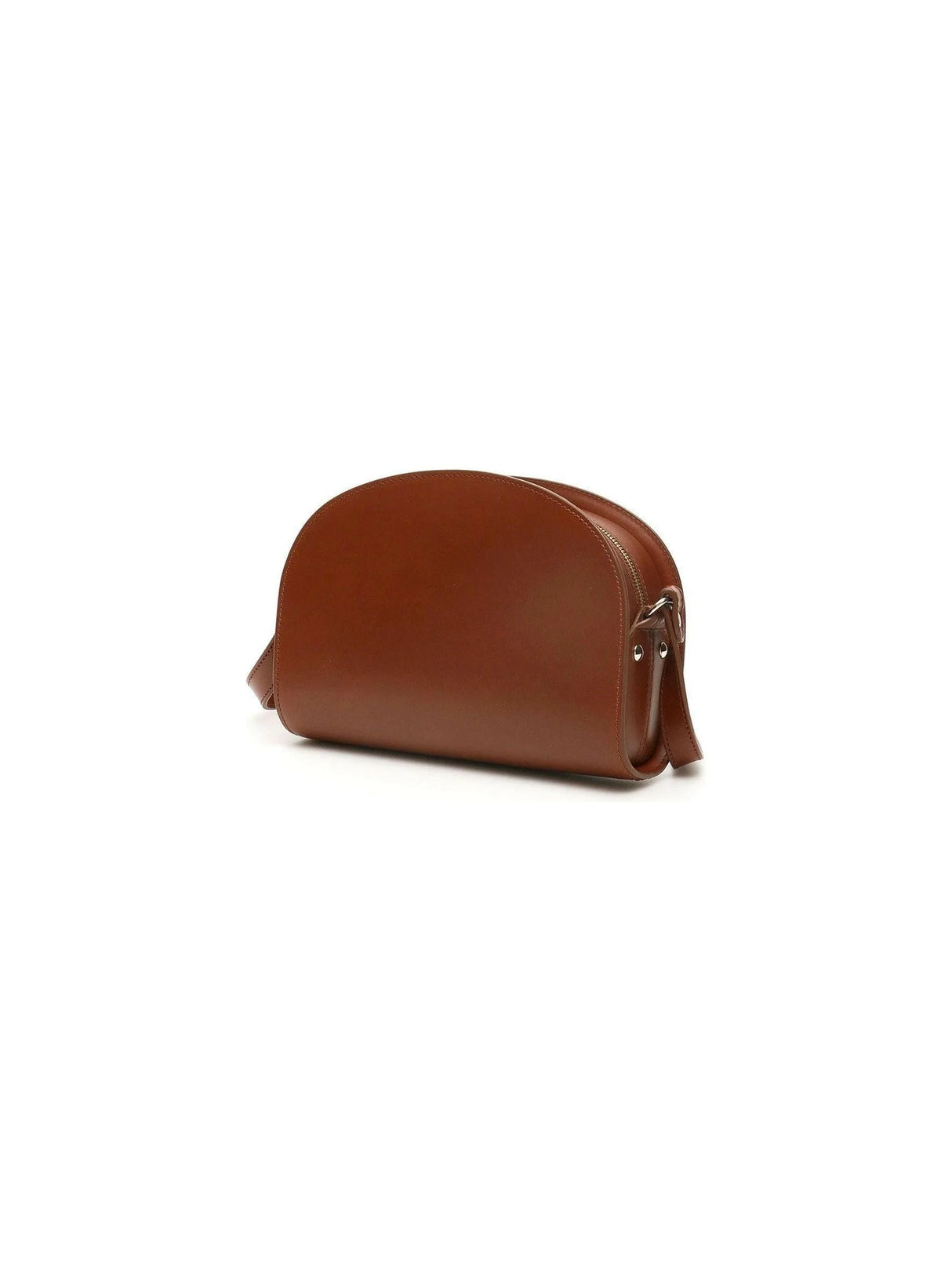 Hazelnut Demi Lune Crossbody Bag A.P.C. JOHN JULIA.